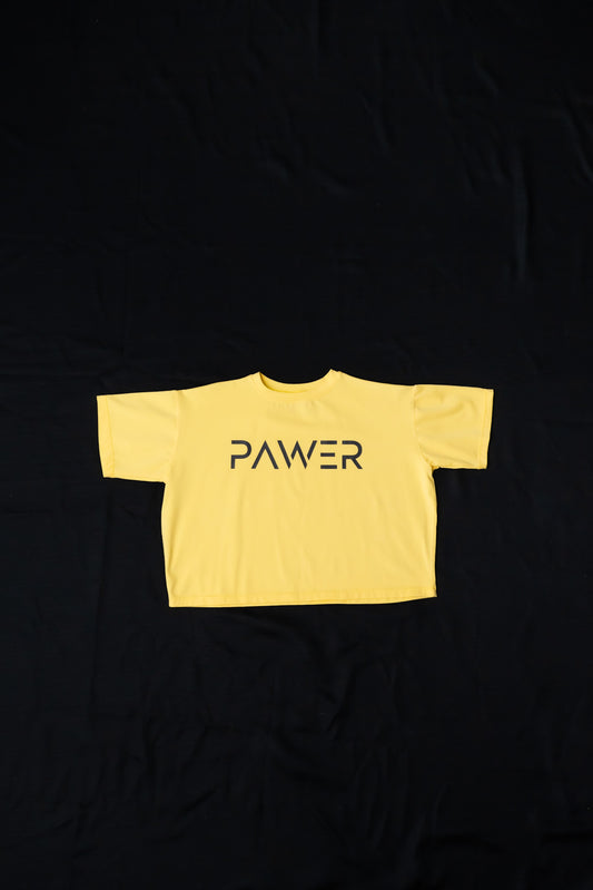 CROP TOP PAWER YELLOW